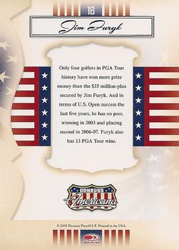 2007 Donruss Americana - Retail #18 Jim Furyk Back