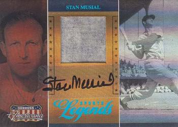 2007 Donruss Americana - Sports Legends Signature Material #8 Stan Musial Front