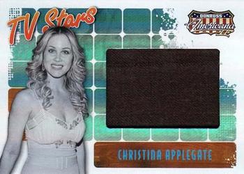 2008 Donruss Americana II - TV Stars Material Big Screen #TS-CA Christina Applegate Front