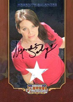 2009 Donruss Americana - Stars Signature Material #67 Meredith Salenger Front