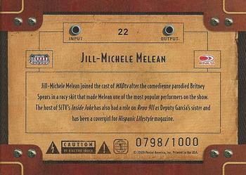 2009 Donruss Americana - TV Stars #22 Jill-Michele Melean Back