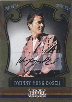2011 Panini Americana - Private Signings #39 Johnny Yong Bosch Front