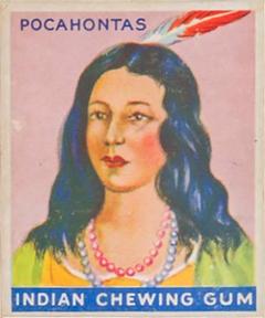 1933-40 Goudey Indian Gum (R73) #33 Pocahontas Front