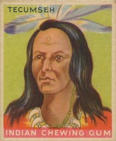1933-40 Goudey Indian Gum (R73) #42 Tecumseh Front