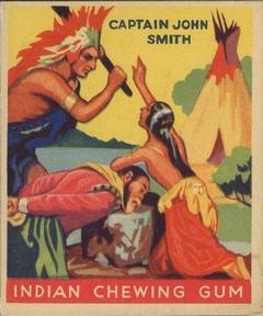1933-40 Goudey Indian Gum (R73) #70 Captain John Smith Front