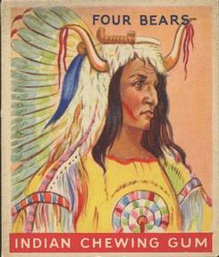 1933-40 Goudey Indian Gum (R73) #122 Four Bears Front