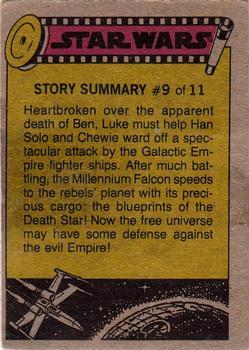 1977 Topps Star Wars #46 A desperate moment for Ben Back