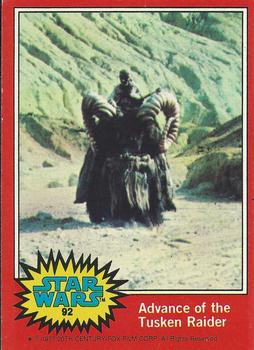 1977 Topps Star Wars #92 Advance of the Tusken Raider Front