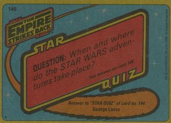 1980 Topps Star Wars: The Empire Strikes Back #145 Seeking the Missing Luke Back