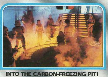 1980 Topps Star Wars: The Empire Strikes Back #203 Into the Carbon-Freezing Pit! Front
