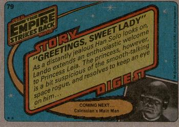 1980 Topps Star Wars: The Empire Strikes Back #79 