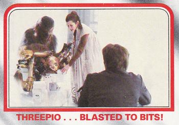 1980 Topps Star Wars: The Empire Strikes Back #83 Threepio...Blasted to Bits! Front