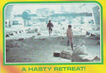 1980 Topps Star Wars: The Empire Strikes Back #298 A Hasty Retreat! Front