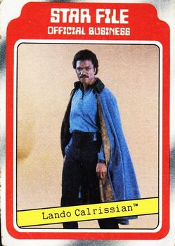 1980 Topps Star Wars: The Empire Strikes Back #8 Lando Calrissian Front