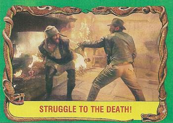 1981 Topps Raiders of the Lost Ark #28 Struggle to the Death! Front