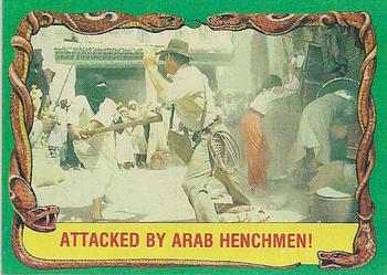 1981 Topps Raiders of the Lost Ark #35 Attacked By Arab Henchmen! Front