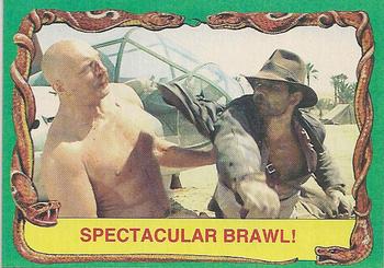 1981 Topps Raiders of the Lost Ark #65 Spectacular Brawl! Front