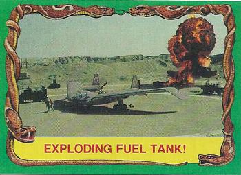 1981 Topps Raiders of the Lost Ark #66 Exploding Fuel Tank! Front