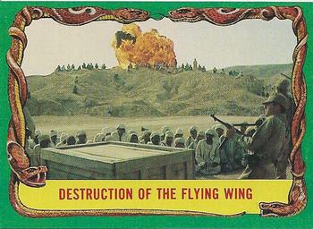 1981 Topps Raiders of the Lost Ark #68 Destruction Of The Flying Wing Front