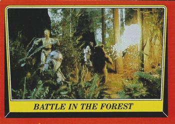 1983 Topps Star Wars: Return of the Jedi #112 Battle in the Forest Front