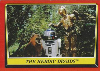 1983 Topps Star Wars: Return of the Jedi #129 The Heroic Droids Front