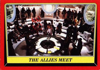 1983 Topps Star Wars: Return of the Jedi #60 The Allies Meet Front