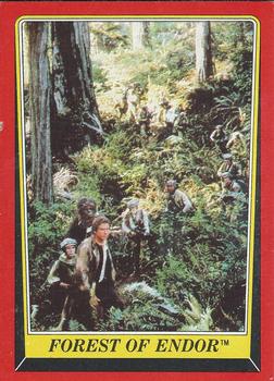 1983 Topps Star Wars: Return of the Jedi #68 Forest of Endor Front