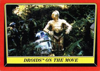 1983 Topps Star Wars: Return of the Jedi #69 Droids on the Move Front