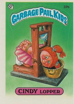 1985 Topps Garbage Pail Kids Series 1 #37b Cindy Lopper Front