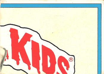 1986 Topps Garbage Pail Kids Series 3 #85a Stuck Chuck Back