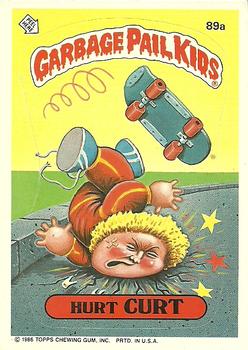 1986 Topps Garbage Pail Kids Series 3 #89a Hurt Curt Front