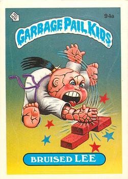 1986 Topps Garbage Pail Kids Series 3 #94a Bruised Lee Front
