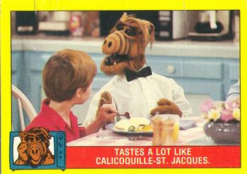 1987 Topps ALF #22 Tastes a lot like Calicoquille-St. Jacques Front
