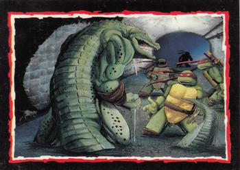 1989 Topps Teenage Mutant Ninja Turtles - Bonus Cards #M Leatherhead Front
