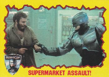 1990 Topps RoboCop 2 #11 Supermarket Assault! Front