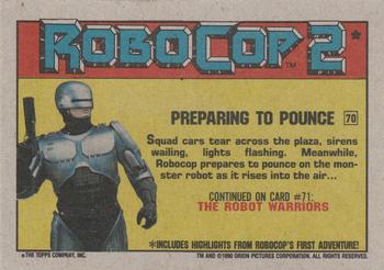 1990 Topps RoboCop 2 #70 Preparing To Pounce Back