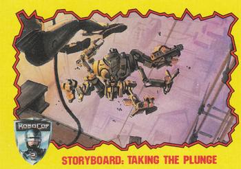 1990 Topps RoboCop 2 #82 Storyboard: Taking the Plunge Front