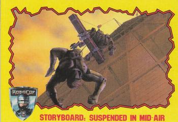 1990 Topps RoboCop 2 #83 Storyboard: Suspended in Mid-Air Front