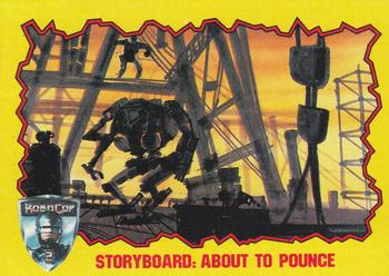 1990 Topps RoboCop 2 #88 Storyboard: About To Pounce Front