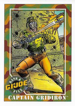 1991 Impel G.I. Joe #29 Captain Gridiron Front