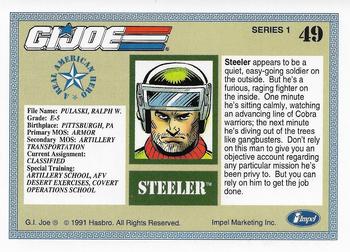 1991 Impel G.I. Joe #49 Steeler Back