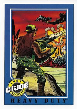 1991 Impel G.I. Joe #125 Heavy Duty Front