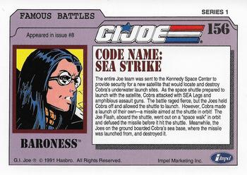 1991 Impel G.I. Joe #156 Code Name: Sea Strike Back