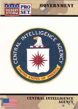 1991 Pro Set Desert Storm #102 Central Intelligence Agency Front