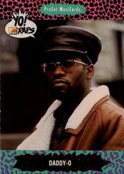 1991 Pro Set Yo! MTV Raps #112 Daddy-O Front