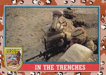 1991 Topps Desert Storm #169 In the Trenches Front