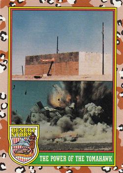 1991 Topps Desert Storm #46 The Power of the Tomahawk Front