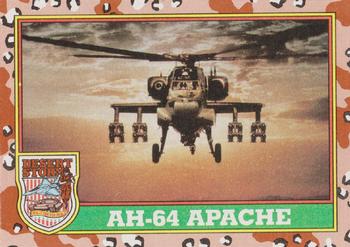 1991 Topps Desert Storm #11 AH-64 Apache Front