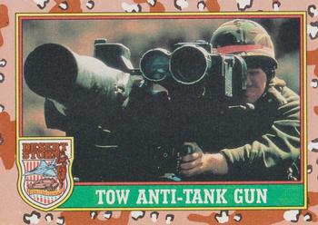 1991 Topps Desert Storm #45 TOW Anti-Tank Gun Front