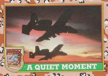 1991 Topps Desert Storm #85 A Quiet Moment Front